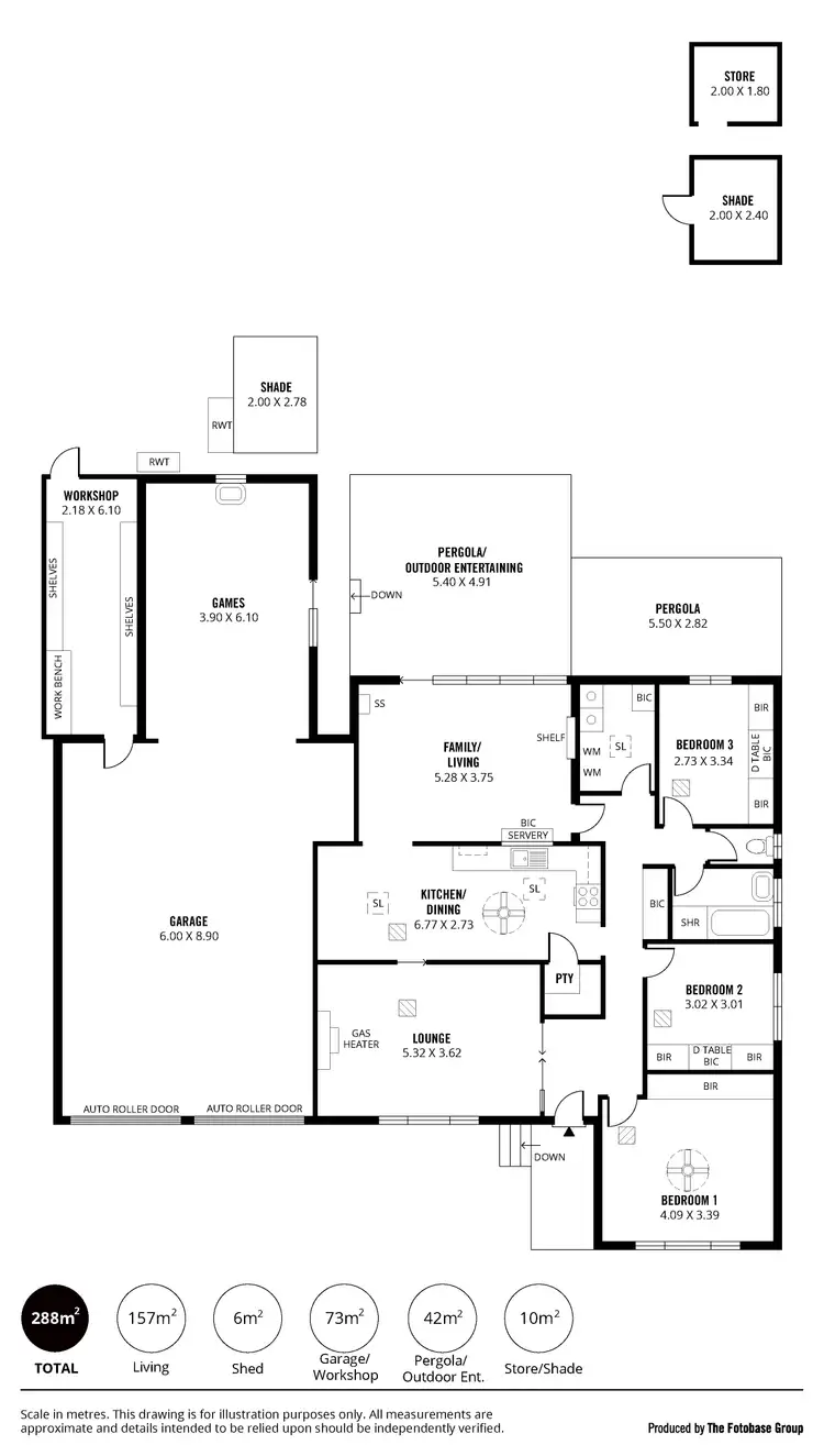 Floorplan of Homely house listing, 10 Resthaven Road, O'halloran Hill SA 5158