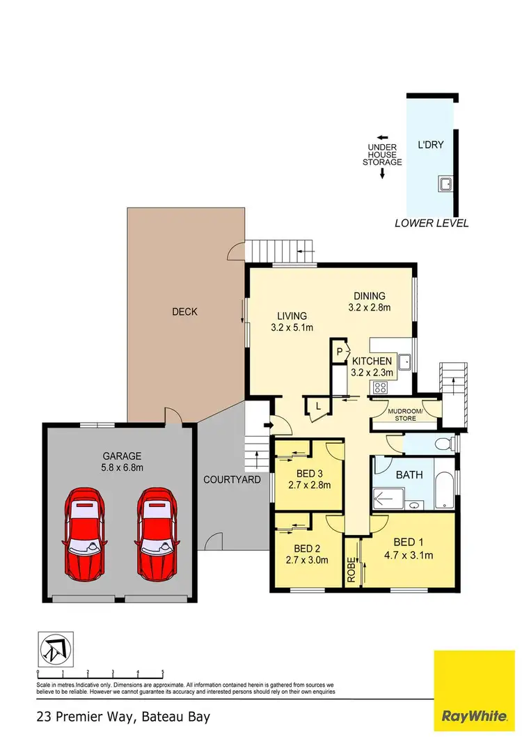Floorplan of Homely house listing, 23 Premier Way, Bateau Bay NSW 2261