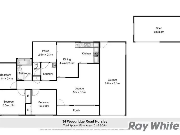 Floorplan of Homely house listing, 34 Woodridge Road, Horsley NSW 2530