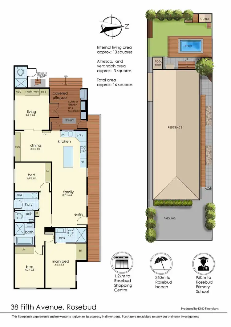 Floorplan of Homely house listing, 38 Fifth Avenue, Rosebud VIC 3939