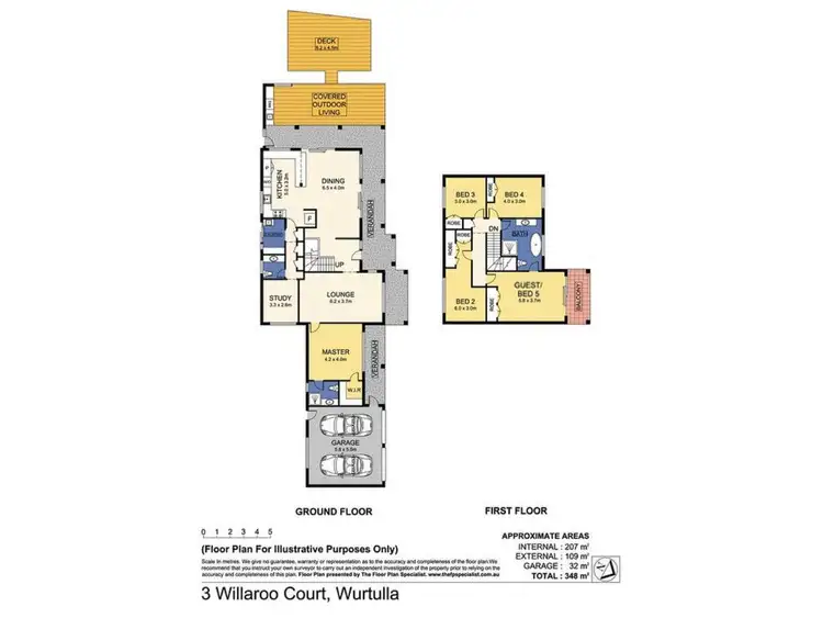 Floorplan of Homely house listing, 3 Willaroo Court, Wurtulla QLD 4575