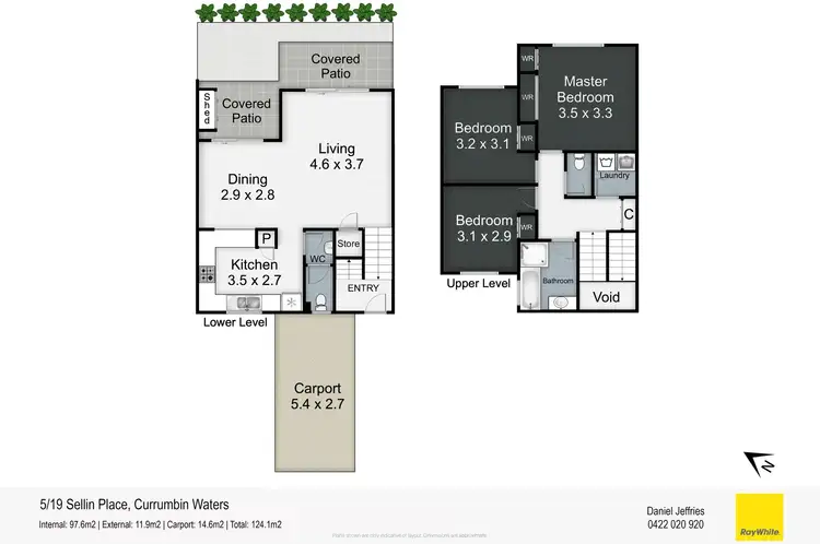 Floorplan of Homely townhouse listing, 5/19 Sellin Place, Currumbin Waters QLD 4223