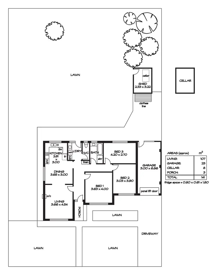 Floorplan of Homely house listing, 26 Brice Street, Seaton SA 5023