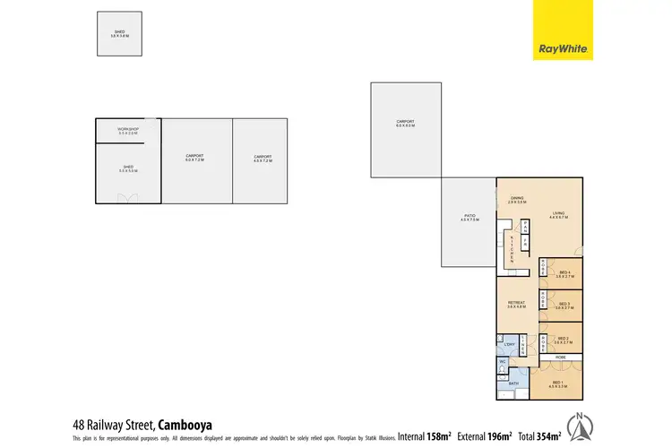 Floorplan of Homely house listing, 48 Railway Street, Cambooya QLD 4358