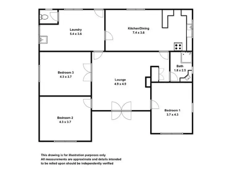 Floorplan of Homely house listing, 8 Murat Terrace, Ceduna SA 5690