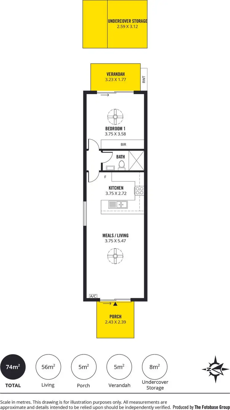 Floorplan of Homely house listing, 36 Carlisle Street, Ethelton SA 5015