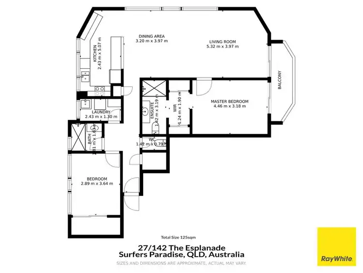 Floorplan of Homely apartment listing, 27/142 The Esplanade, Surfers Paradise QLD 4217
