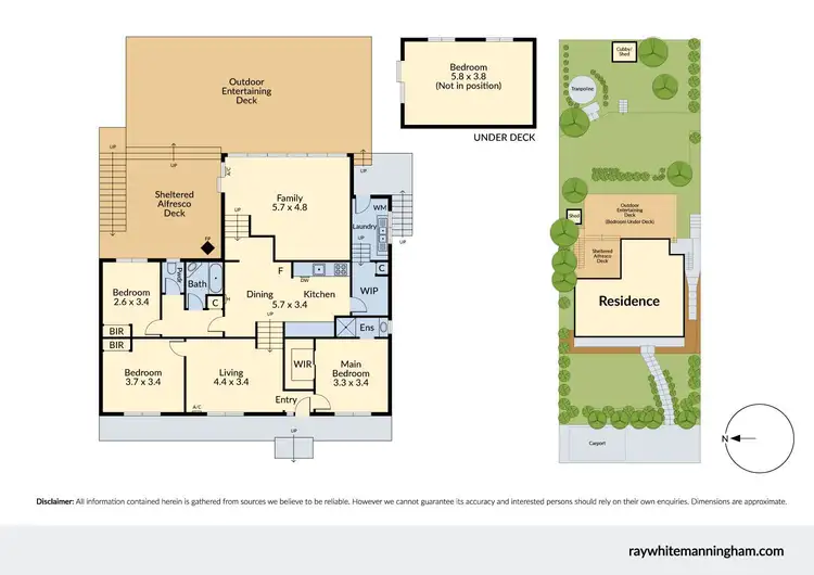 Floorplan of Homely house listing, 91 Charles Road, Lilydale VIC 3140
