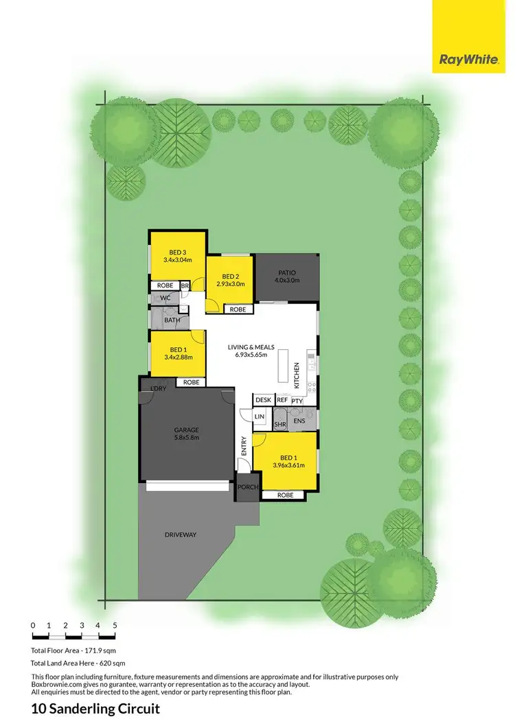 Floorplan of Homely house listing, 10 Sanderling Circuit, Kelso QLD 4815