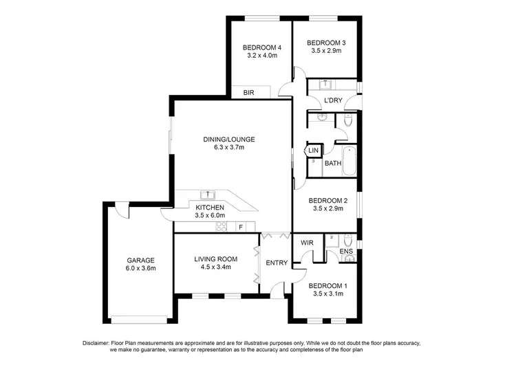 Floorplan of Homely house listing, 3 Lee Court, Mount Gambier SA 5290