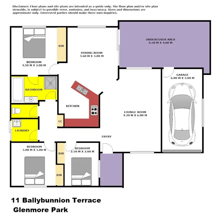 Floorplan of Homely house listing, 11 Ballybunnion Terrace, Glenmore Park NSW 2745