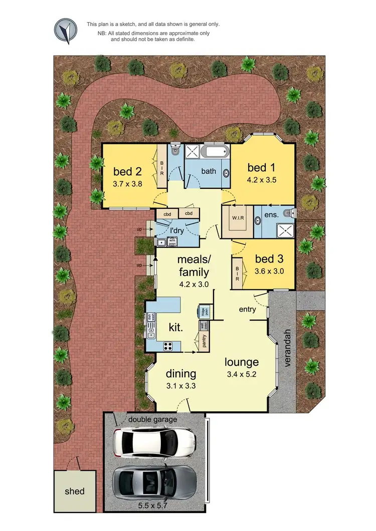 Floorplan of Homely house listing, 4/6-8 Vinter Avenue, Croydon VIC 3136