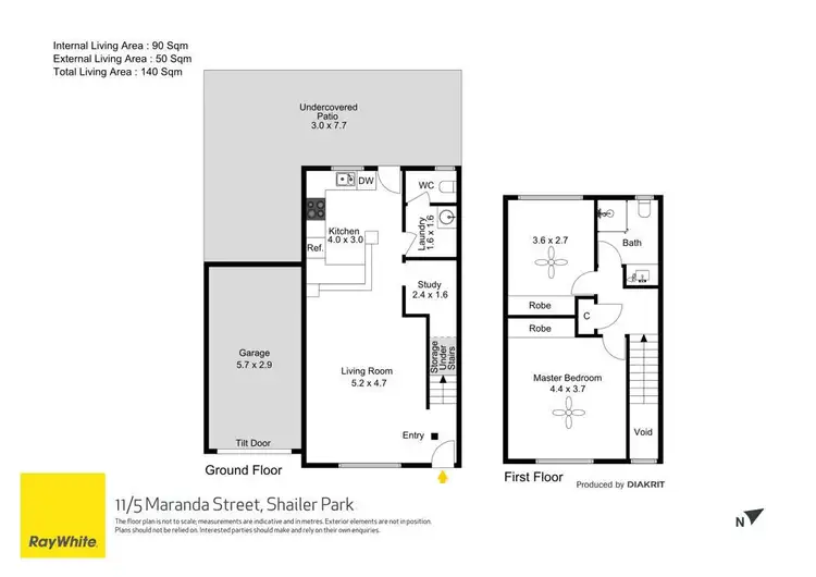 Floorplan of Homely townhouse listing, 11/5 Maranda Street, Shailer Park QLD 4128
