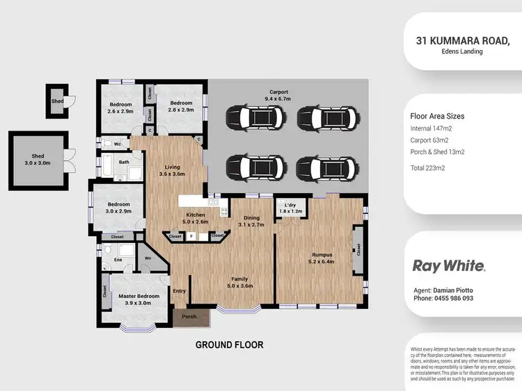 Floorplan of Homely house listing, 31 Kummara Road, Edens Landing QLD 4207