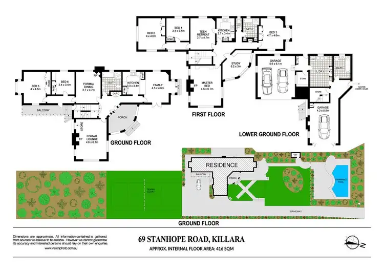 Floorplan of Homely house listing, 69 Stanhope Road, Killara NSW 2071