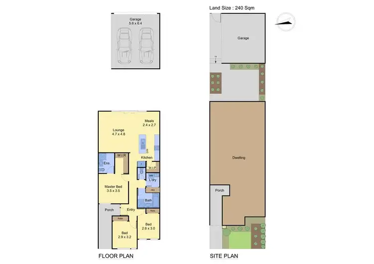 Floorplan of Homely house listing, 6 Rove Lane, Doreen VIC 3754