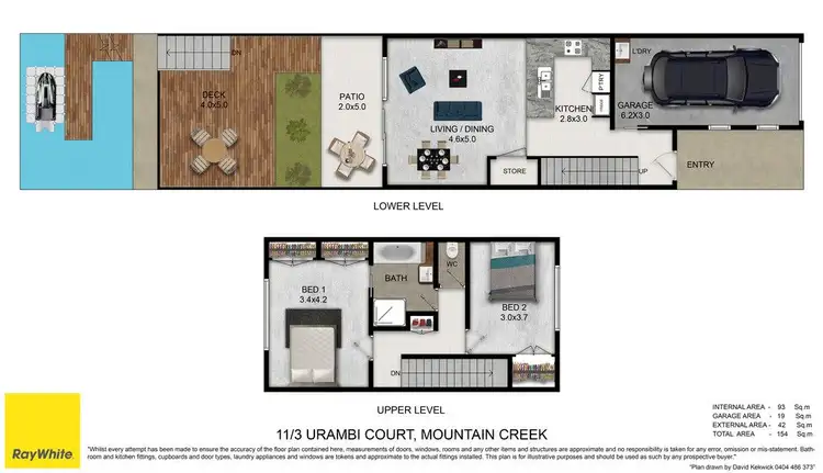 Floorplan of Homely unit listing, 11/3 Urambi Court, Mountain Creek QLD 4557