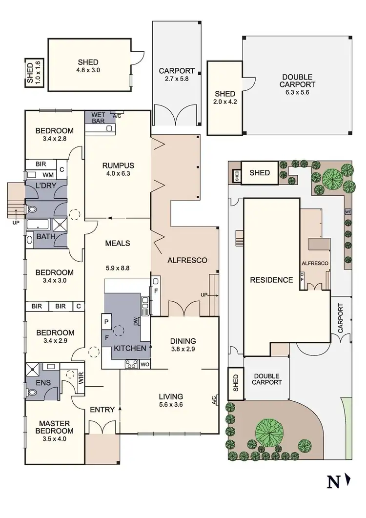 Floorplan of Homely house listing, 39 Middlebrook Drive, Ringwood North VIC 3134