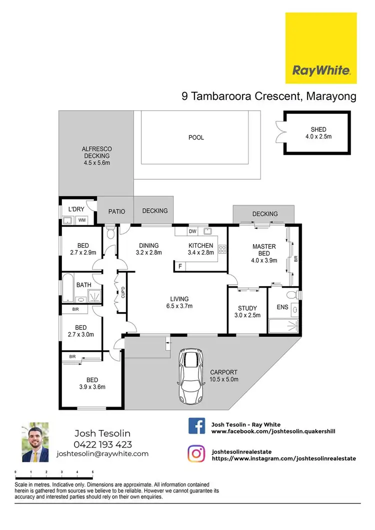 Floorplan of Homely house listing, 9 Tambaroora Crescent, Marayong NSW 2148