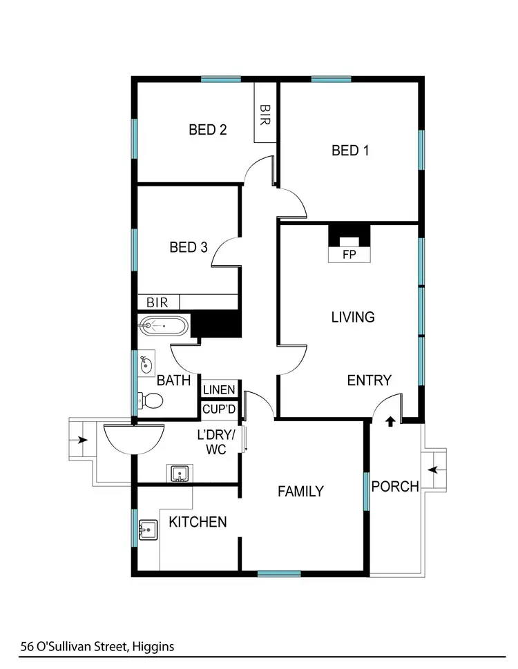 Floorplan of Homely house listing, 56 O'Sullivan Street, Higgins ACT 2615