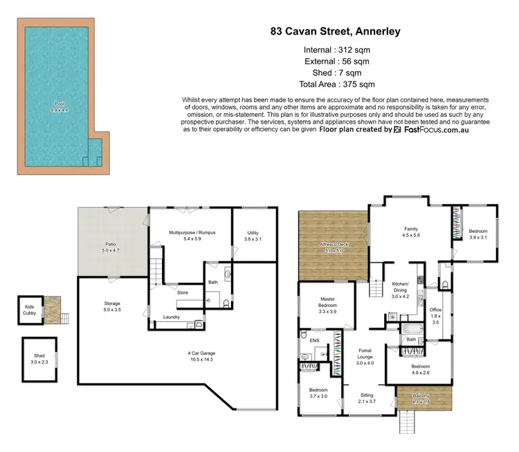 Floorplan of Homely house listing, 83 Cavan Street, Annerley QLD 4103