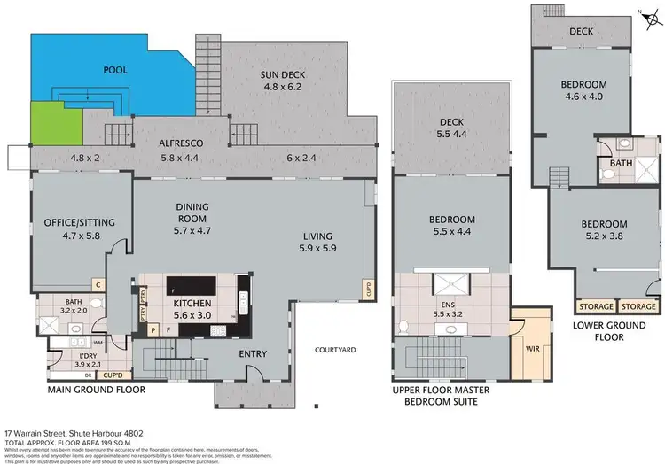 Floorplan of Homely house listing, 17 Warrain Street, Shute Harbour QLD 4802