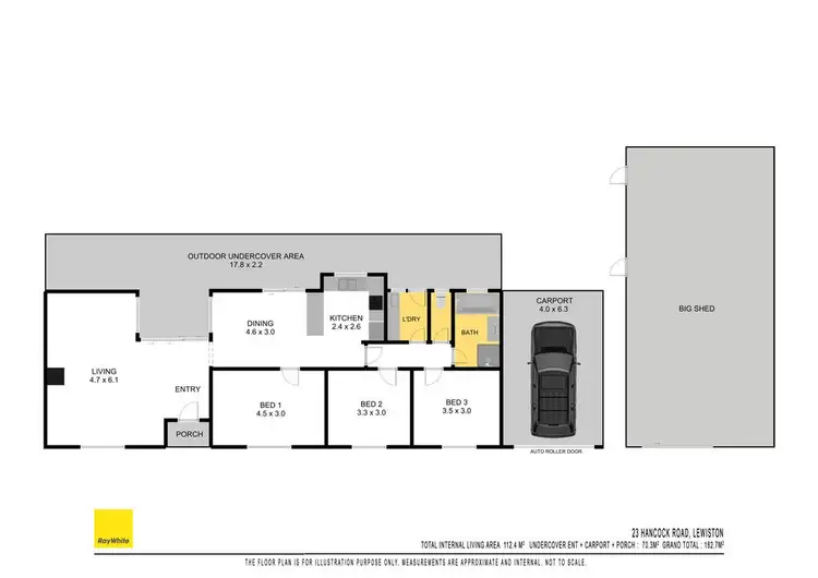 Floorplan of Homely house listing, 23 Hancock Drive, Lewiston SA 5501