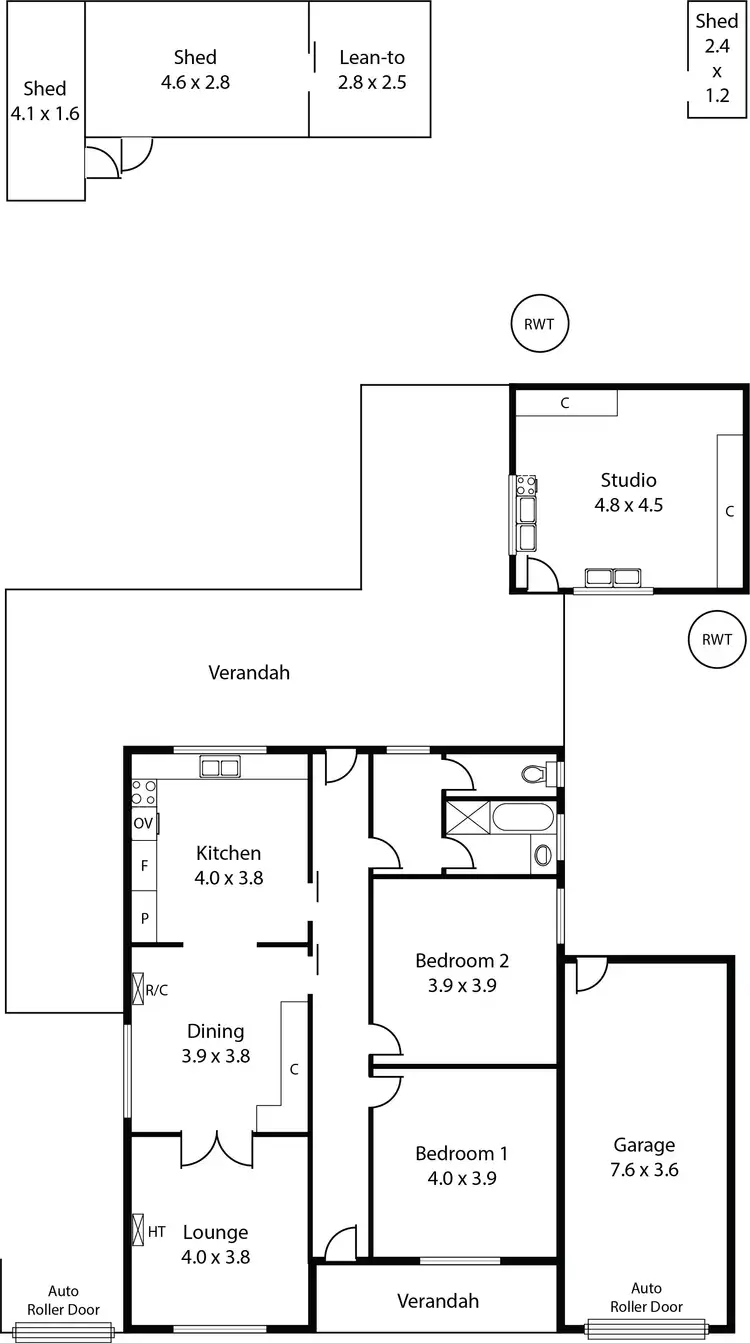 Floorplan of Homely house listing, 5 Lillian Street, Findon SA 5023