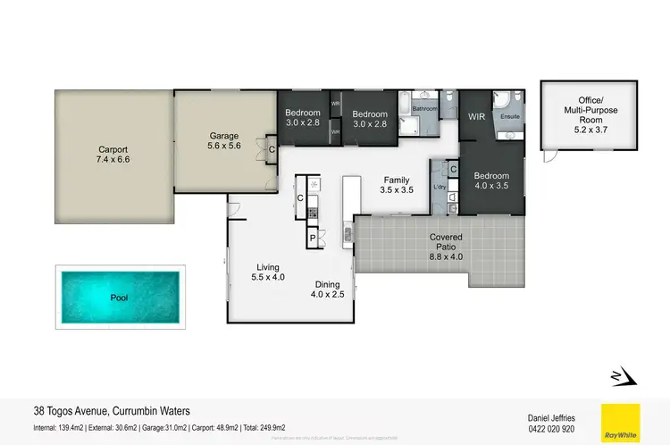 Floorplan of Homely house listing, 38 Togos Avenue, Currumbin Waters QLD 4223