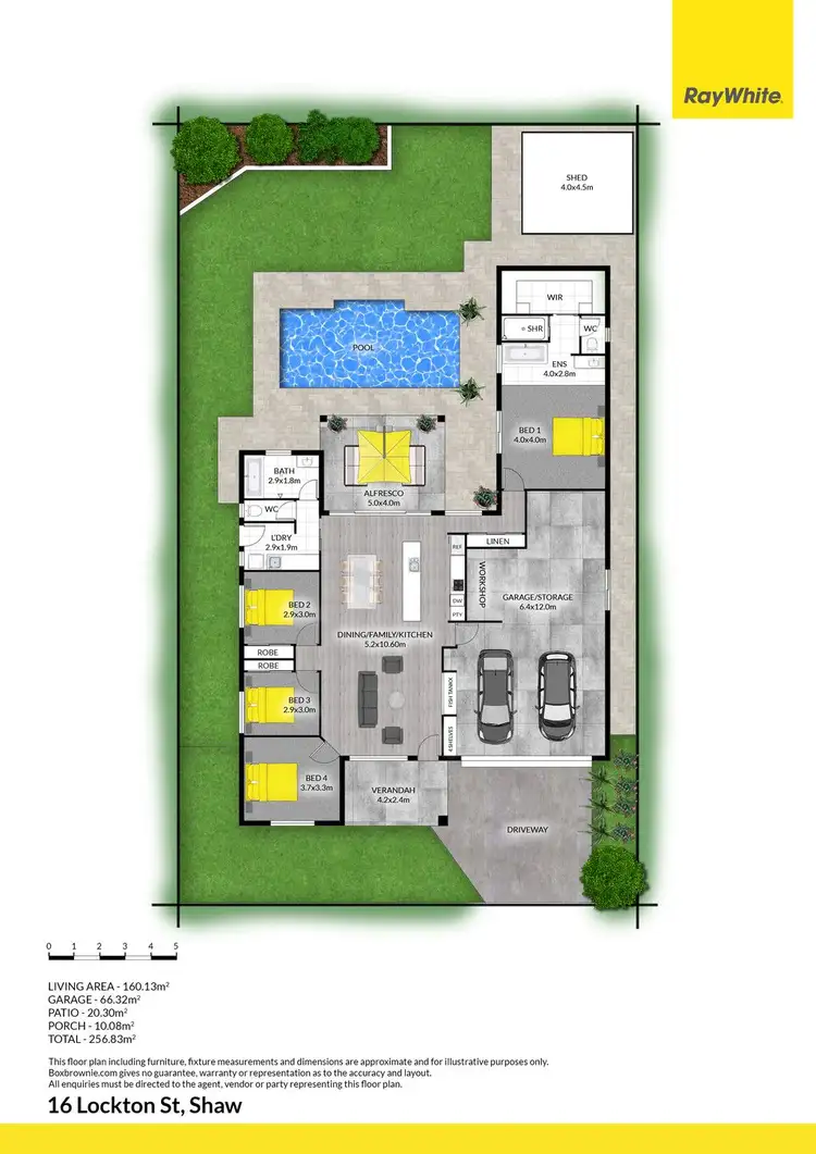Floorplan of Homely house listing, 16 Lockton Street, Shaw QLD 4818