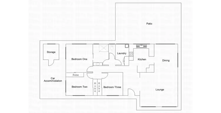 Floorplan of Homely house listing, 71 Rose Avenue, Minden QLD 4311
