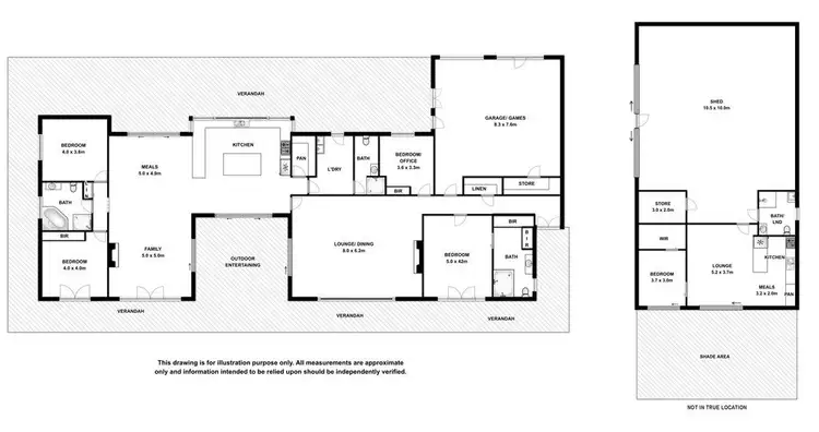 Floorplan of Homely house listing, 299 Park Terrace, Keith SA 5267