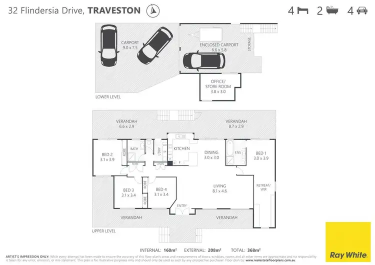 Floorplan of Homely house listing, 32 Flindersia Drive, Traveston QLD 4570