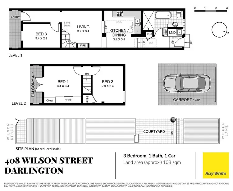 Floorplan of Homely house listing, 408 Wilson Street, Darlington NSW 2008