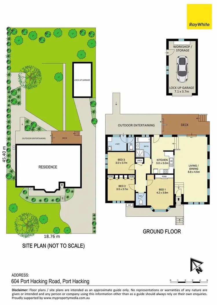 Floorplan of Homely house listing, 604 Port Hacking Road, Port Hacking NSW 2229