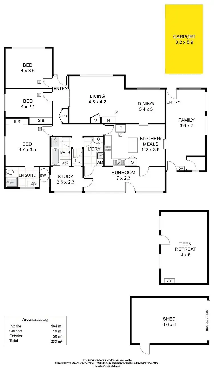 Floorplan of Homely house listing, 1193 Grand Junction Road, Hope Valley SA 5090