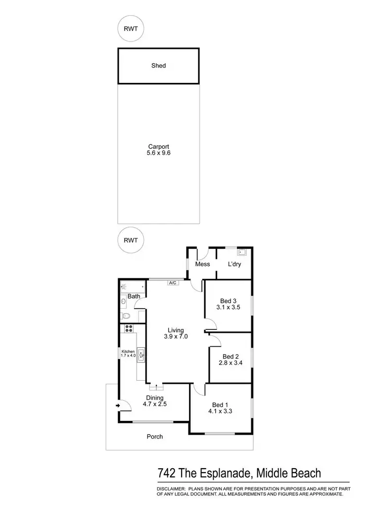Floorplan of Homely house listing, 742 The Esplanade, Middle Beach SA 5501