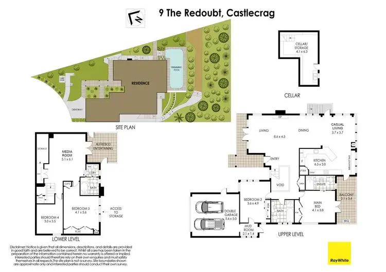 Floorplan of Homely house listing, 9 The Redoubt, Castlecrag NSW 2068