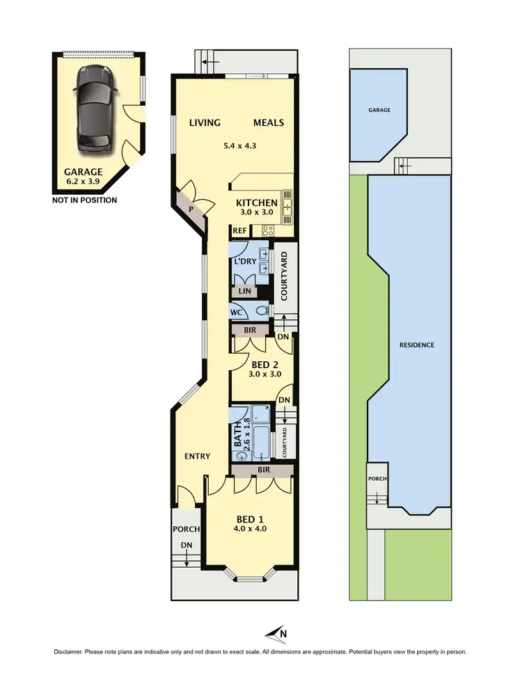 Floorplan of Homely house listing, 8 Hudson Street, Coburg VIC 3058