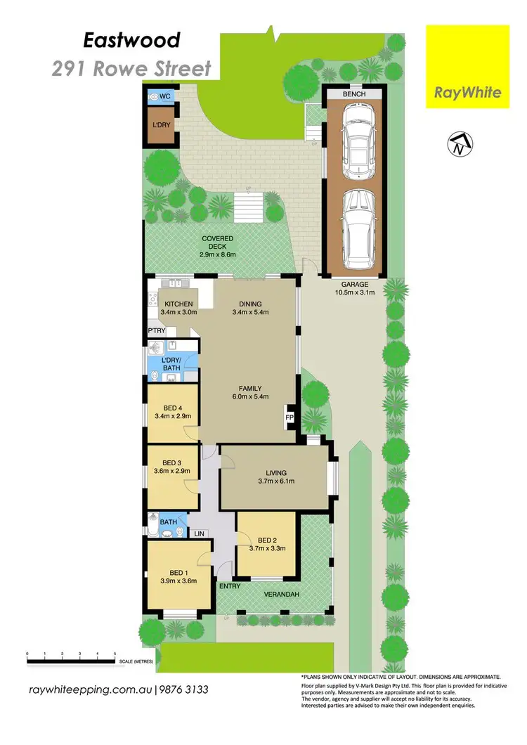 Floorplan of Homely house listing, 291 Rowe Street, Eastwood NSW 2122