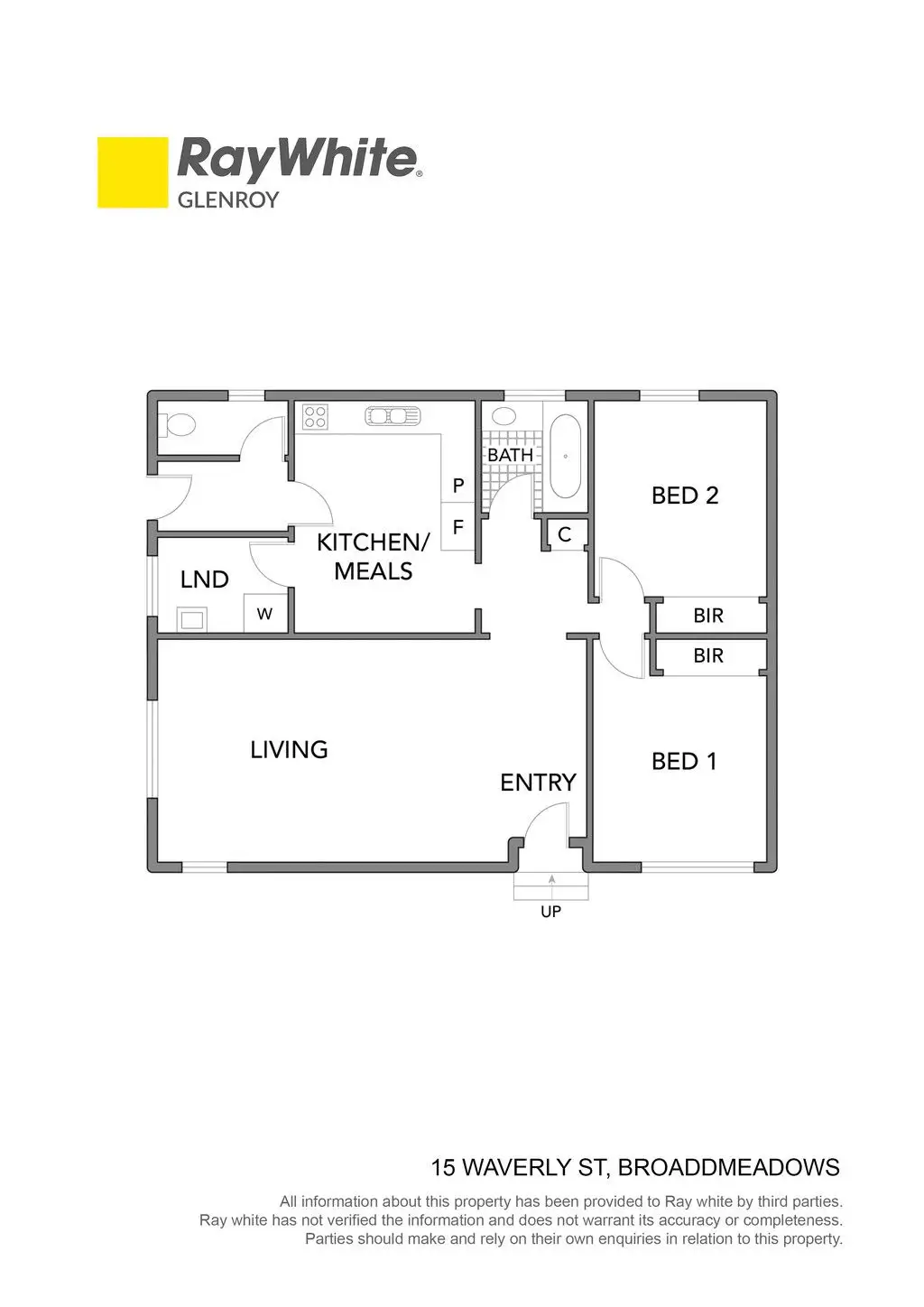 Floorplan of Homely house listing, 15 Waverley Street, Broadmeadows VIC 3047