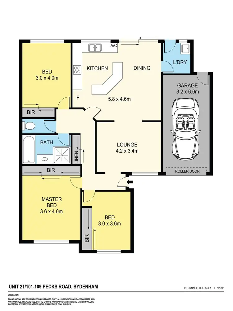 Floorplan of Homely unit listing, 21/101-105 Pecks Road, Sydenham VIC 3037
