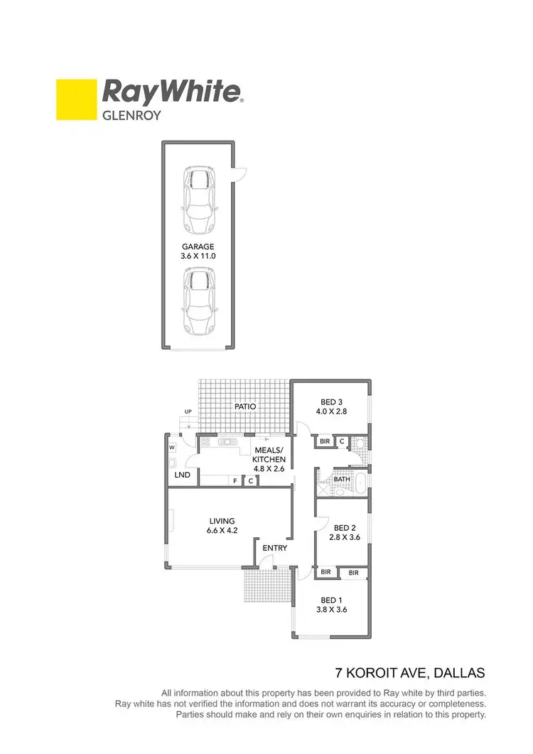 Floorplan of Homely house listing, 7 Koroit Avenue, Dallas VIC 3047
