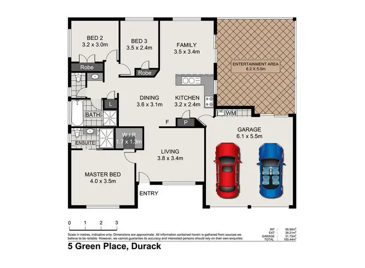 Floorplan of Homely house listing, 5 Green Place, Durack QLD 4077