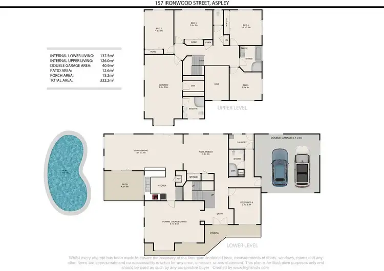 Floorplan of Homely house listing, 157 Ironwood Street, Aspley QLD 4034