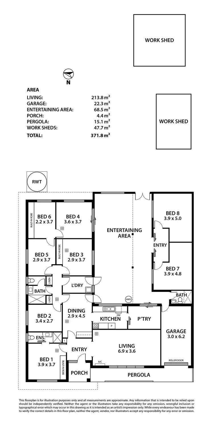 Floorplan of Homely house listing, 124 Swanport Road, Murray Bridge SA 5253