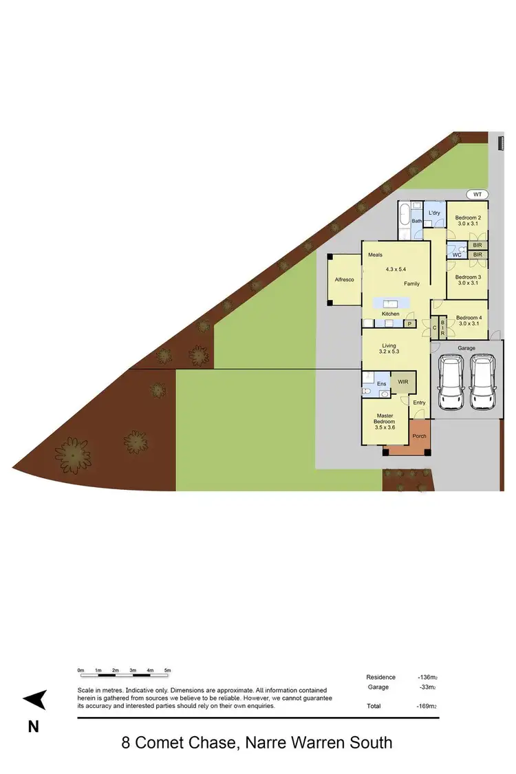 Floorplan of Homely house listing, 8 Comet Chase, Narre Warren South VIC 3805