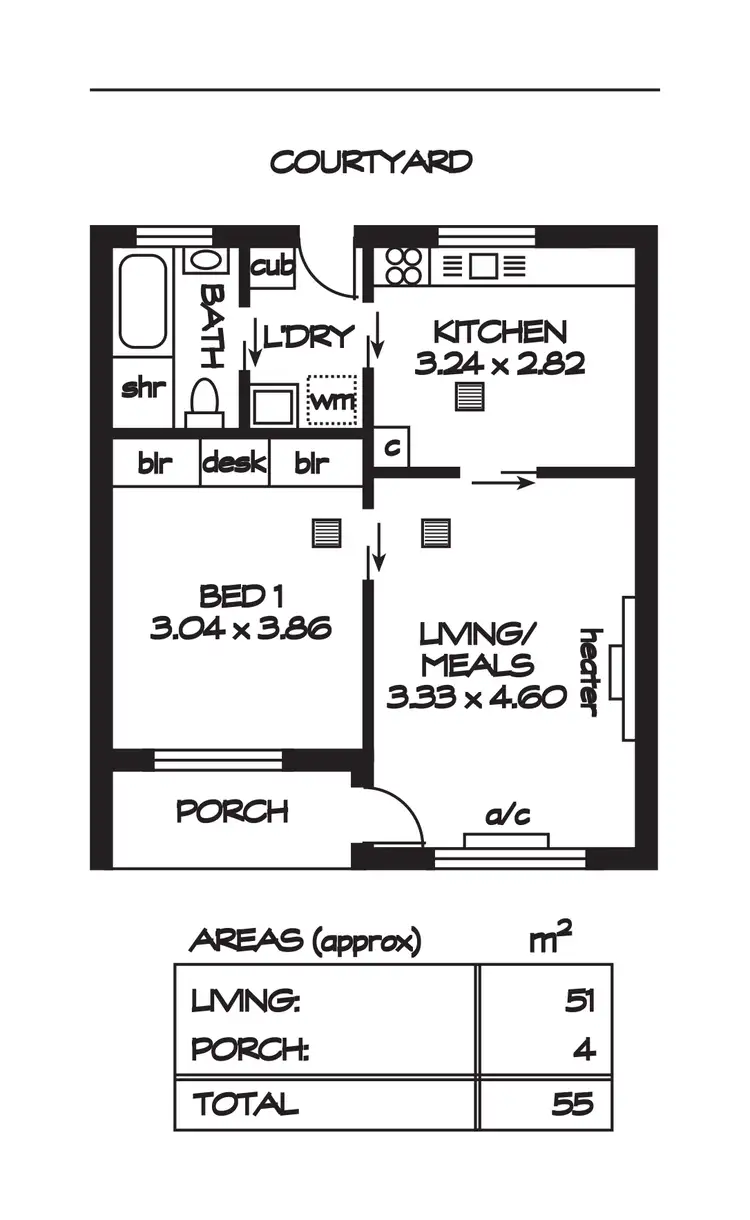 Floorplan of Homely house listing, 5/105 Grant Avenue, Toorak Gardens SA 5065