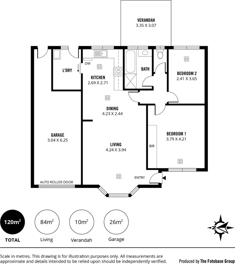 Floorplan of Homely unit listing, 3/9A Cuthero Terrace, Kensington Gardens SA 5068