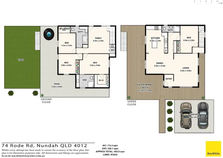 Floorplan of Homely house listing, 74 Rode Road, Nundah QLD 4012